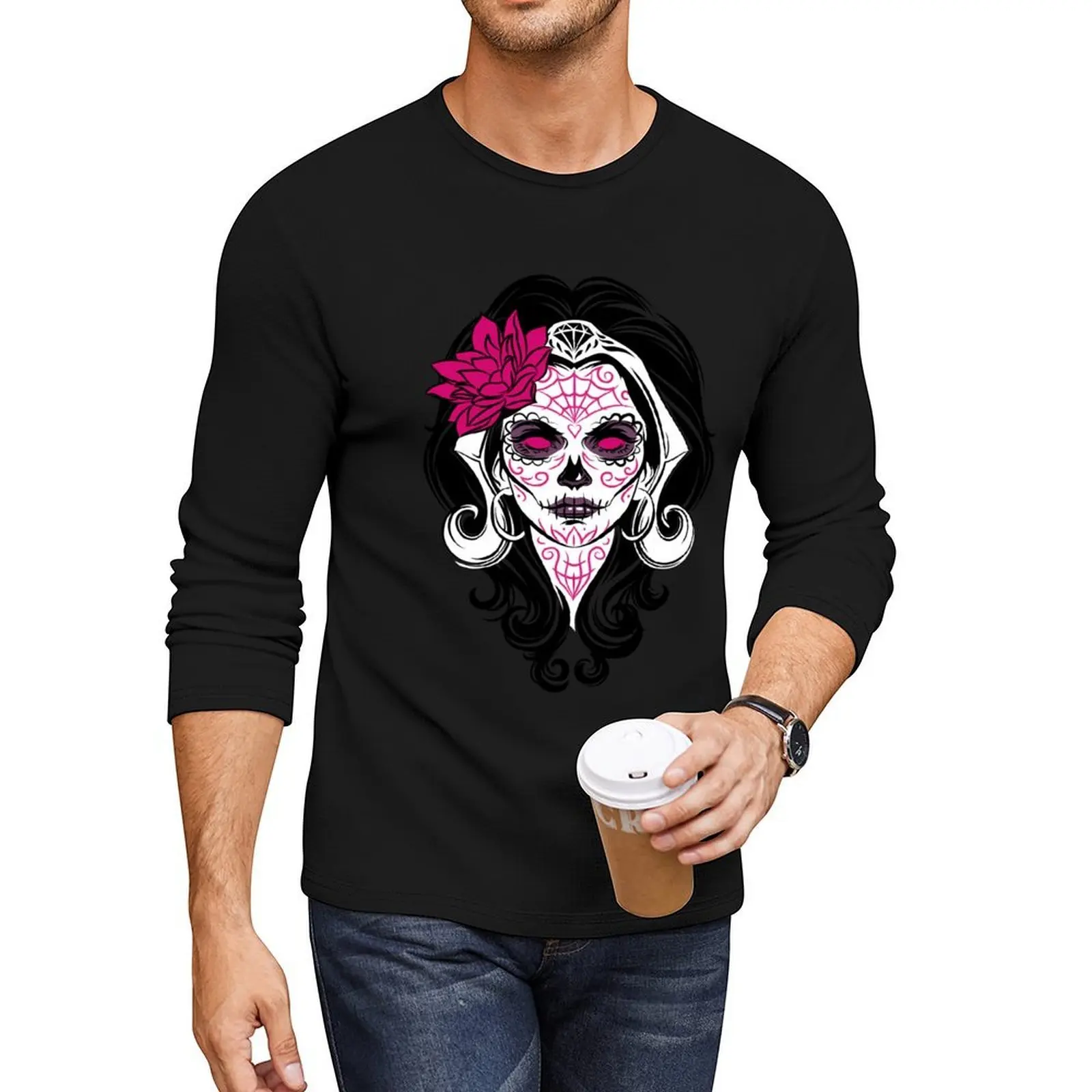 

Skullsugar Liliana Vess Long T-Shirt kawaii clothes vintage clothes anime graphic t shirt t shirts for men
