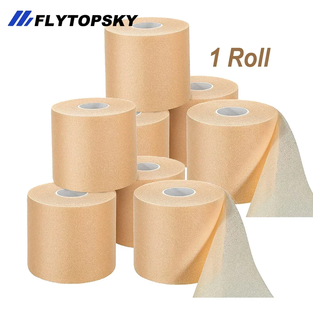 1 Roll Elastic Adhesive Bandage Tape Flexible Waterproof kinesiology tape for Sports Protection Sports Band for Wrist,Knee