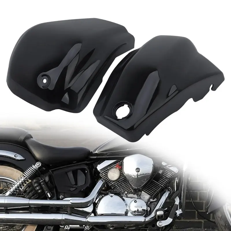 Motorcycle Battery Side Fairing For Yamaha Dragstar Vstar XVS1100 Classic Custom 1999-2011 Protection Cover Left Right