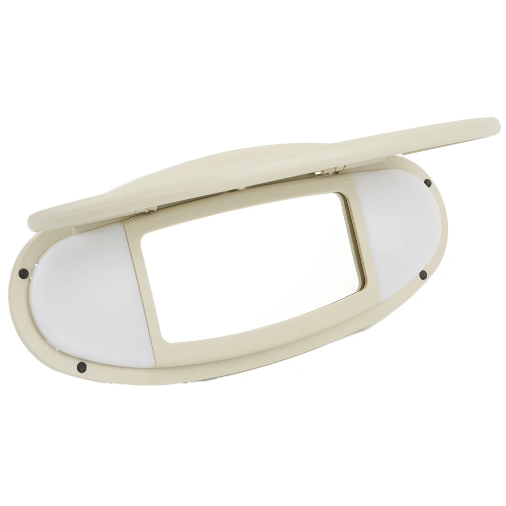 Mirror Cover Sun Visor With Lens ABS For BMW Mini R55 R56 R60 High Quality With Lampshade Practical To Use Brand New