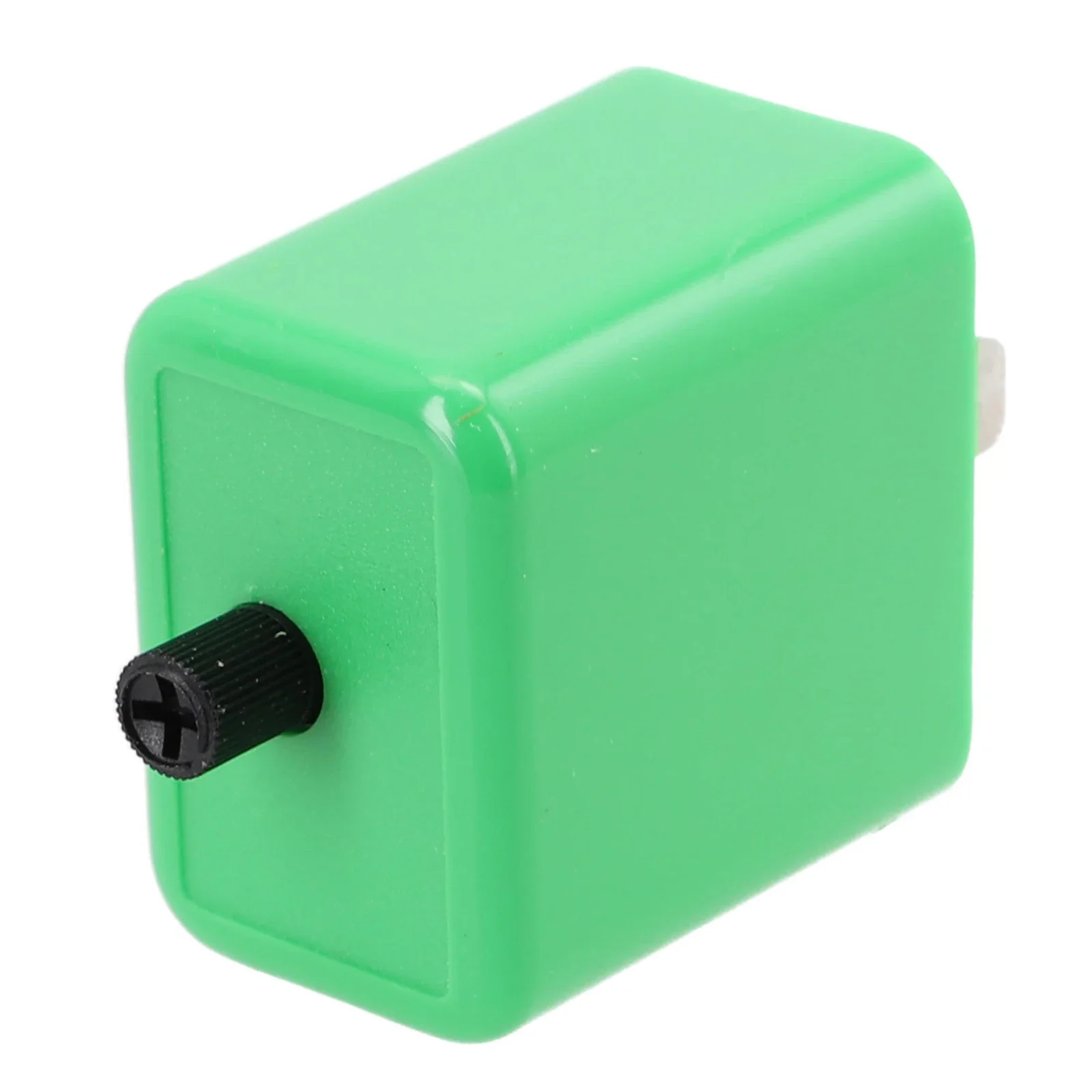 12V 2 Pin Motorcycle LED Flasher Relay Adjustable Square LED Motorcycle Flasher Relay Turn Signal Indicator Flash Green