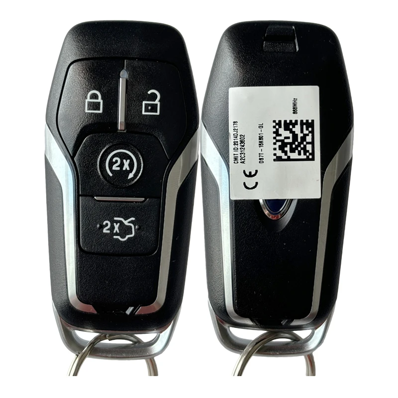 TXK018083 PN DS7T-15K601-GL For Ford Smart Remote Key 4 Button 868MHz 49 Chip 2014DJ2178 A2C31243602