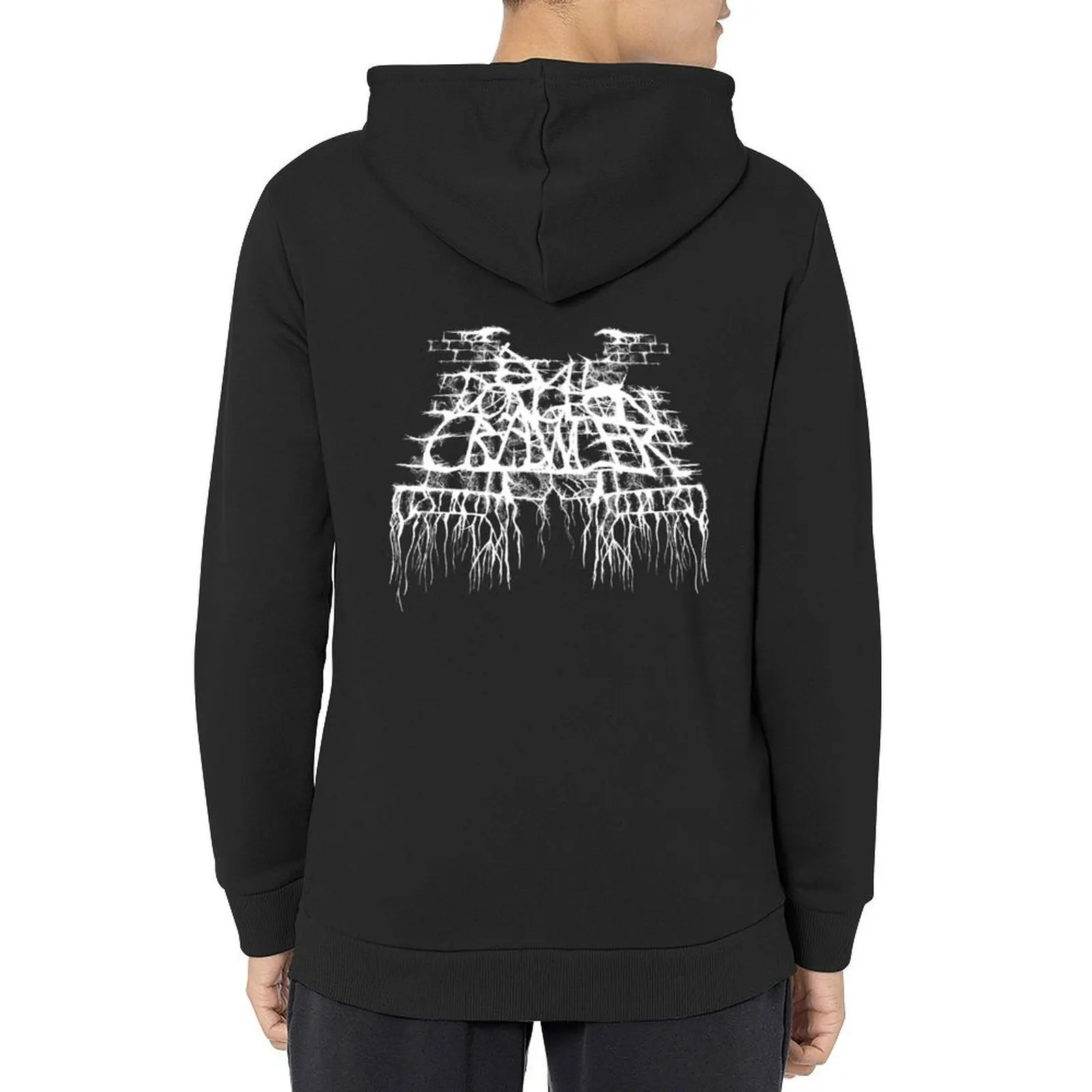 

Evil Dungeon Crawler Revised Logo [White] Hoodie autumn aesthetic clothing mens clothes men's autumn clothes men hoodie