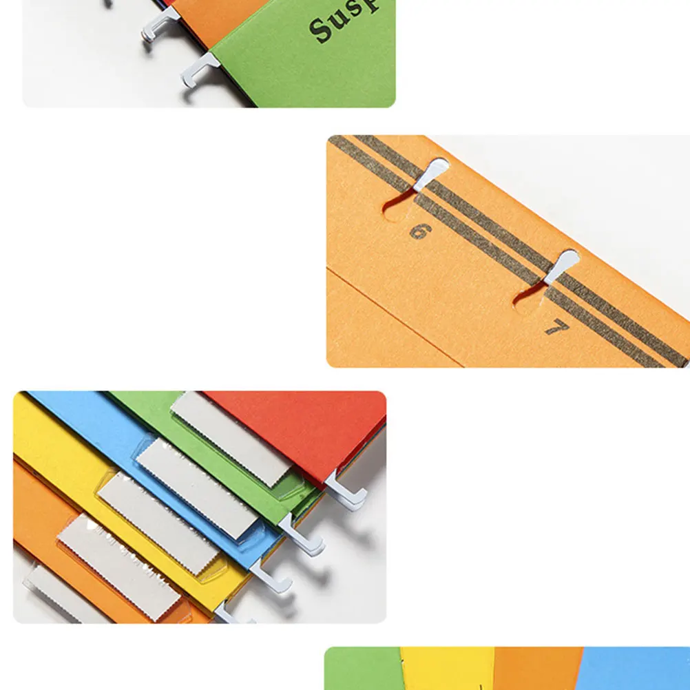 

5 Pcs A4 Folder File Holders Organizer Hanging Thicken Office Letter Size Folders