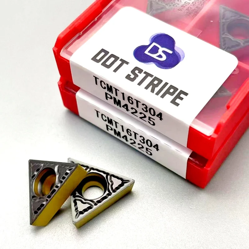 Inserto in metallo duro TCMT16T304 TCMT16T308 PM 4225 Inserto per tornitura esterna TCMT 16T304 16T308 PM4225 Utensile per tornio CNC di alta qualità