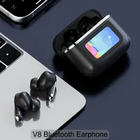 Tour Pro 2 Earphone V8 Wireless Bluetooth Headphone ANC Noise Cancelling Earbuds In Ear Touch Screen With HD Mic Call Headset