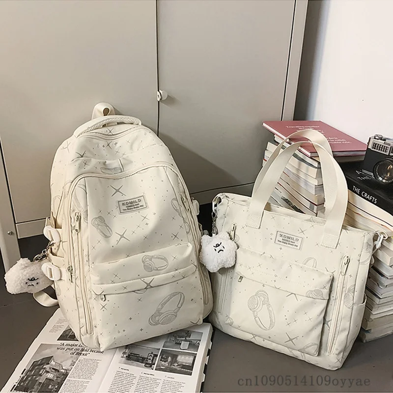 Girl School Bag Backpack Back Pack For Teenager Women Children Female Pink Schoolbag Primary High Bagpack Class Teens Child Kids