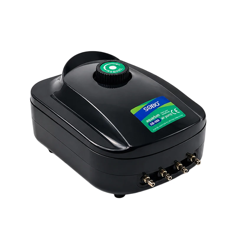 SOBO Leise Aquarium-Sauerstoffpumpe, Fischbecken-Luftpumpe mit Einstellbarer Luftmenge, Hochleistungs-Sauerstoffgenerator, Luftkompressor, Belüfter 220V – Detail 1