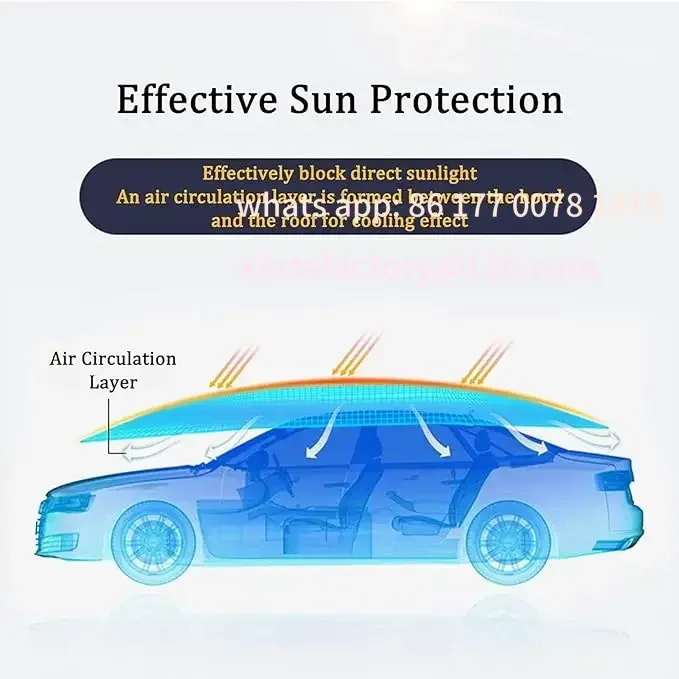 Personalizable, la última tienda de campaña para coche al aire libre con Control remoto completamente automático, sombrilla, tela Oxford, cubierta duradera para coche