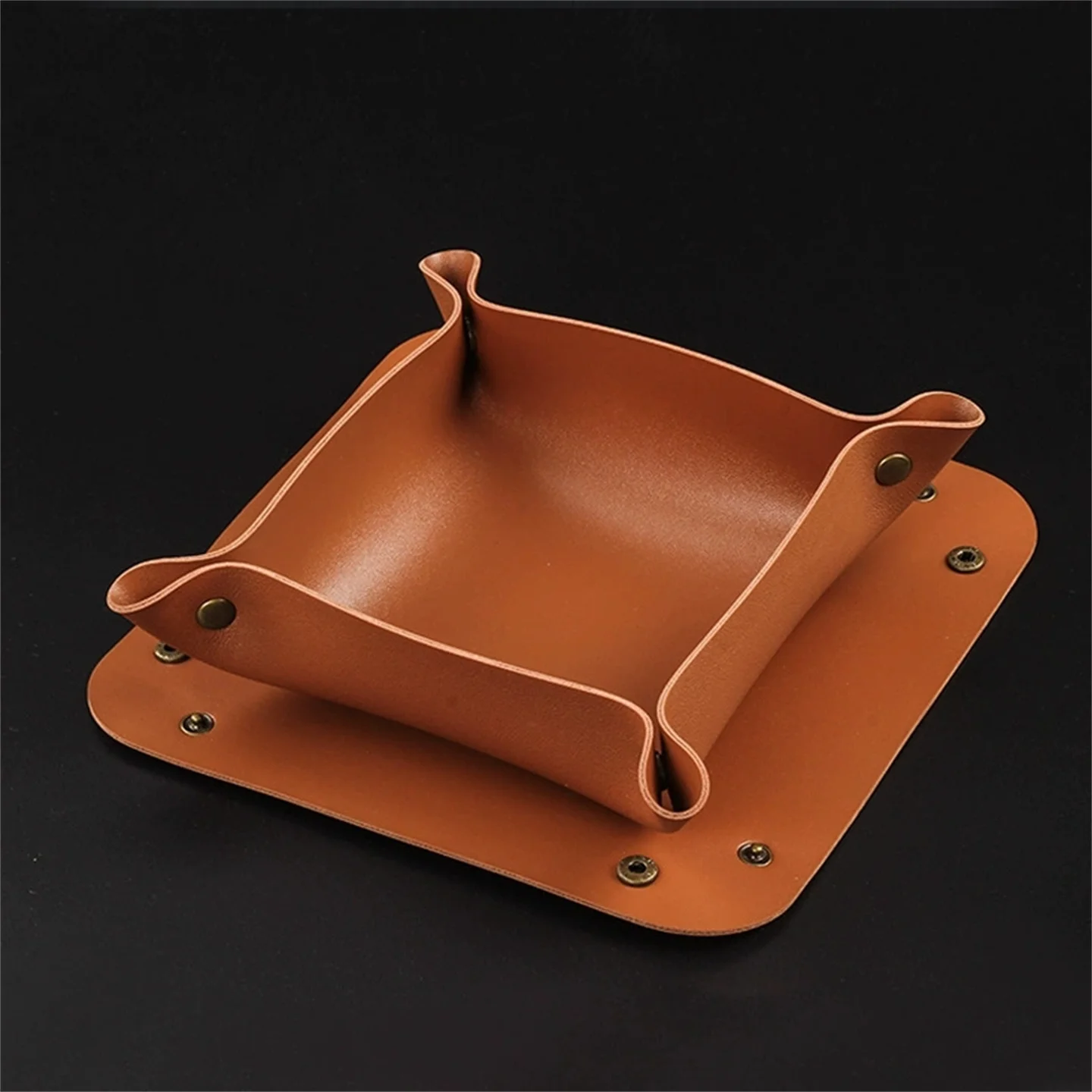 20 Pieces/Pack Wholesale Foldable Pu Leather Tobacco Awaking Tray Bowl Rest Smoking Pipe Accessories