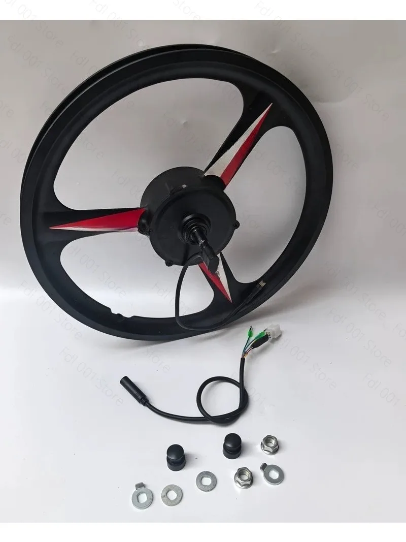 20 26 inch magnesium alloy three cutter wheel forward brushless lithium electric  bike variable speed disc brake rear motor 48V