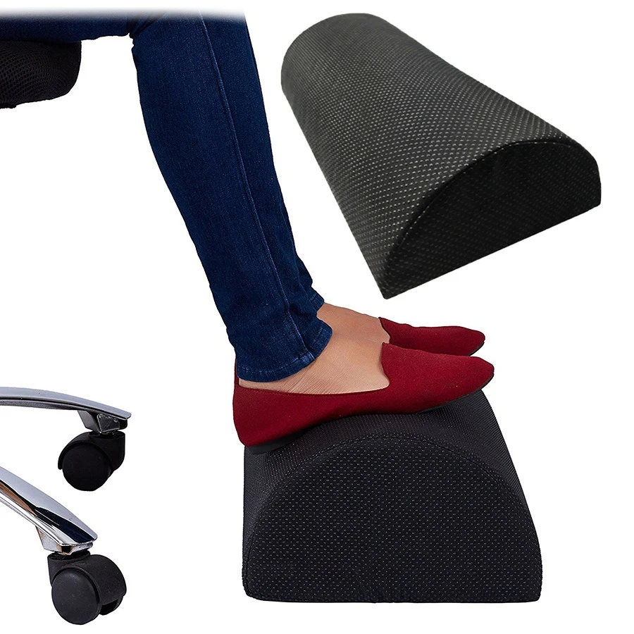 A58Z Ergonomic Feet Cushion Support Feet Stool Foam Pillow Foam Footrest Massage (Non-Slip Cloth)