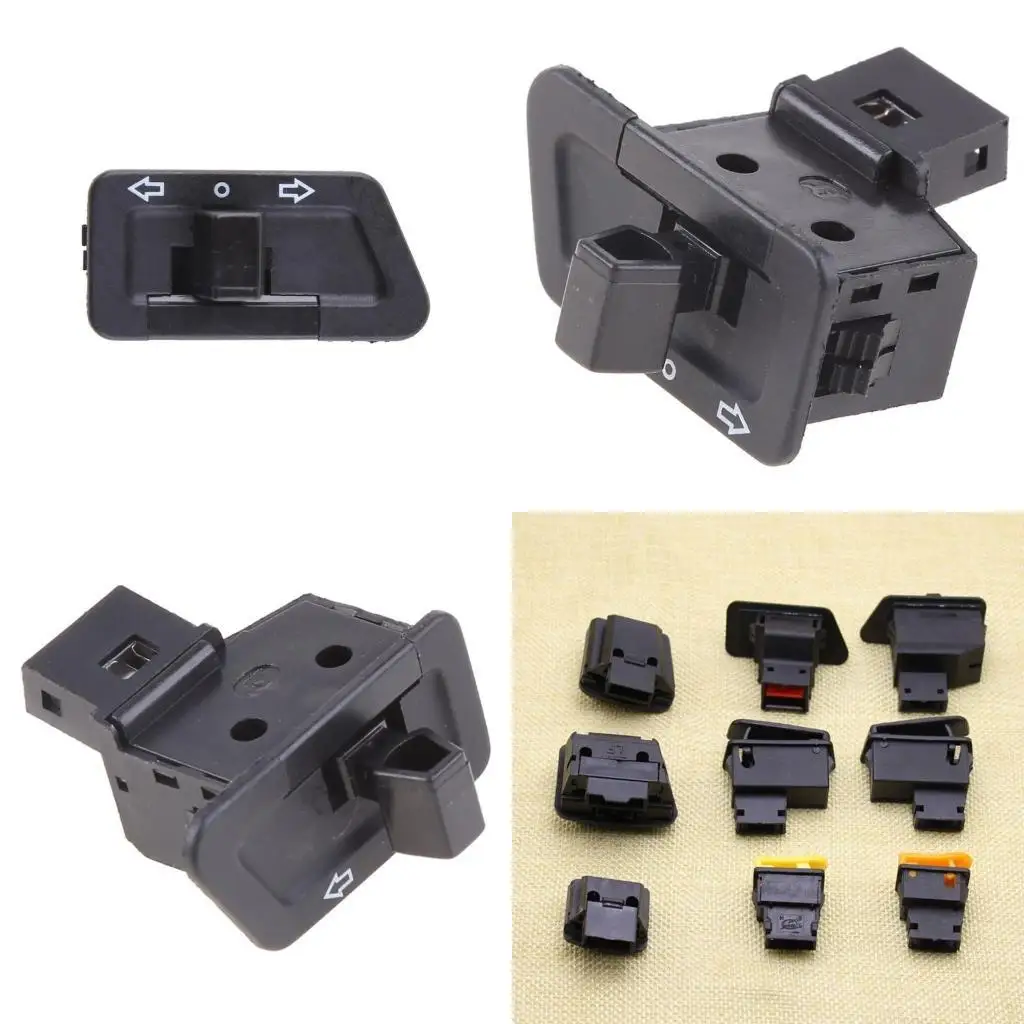 

02DE Turn Light Control Button On/Off Switch Push Button for Scooter Moped