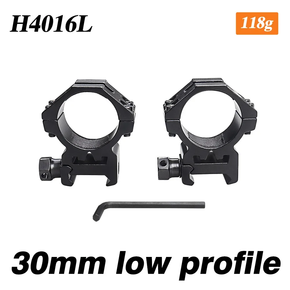 Soporte de anillo de alcance de 25,4/30mm, riel de 21mm, pistola de juguete, mira telescópica óptica, linterna, adaptador de montaje de mira láser, 2 uds.