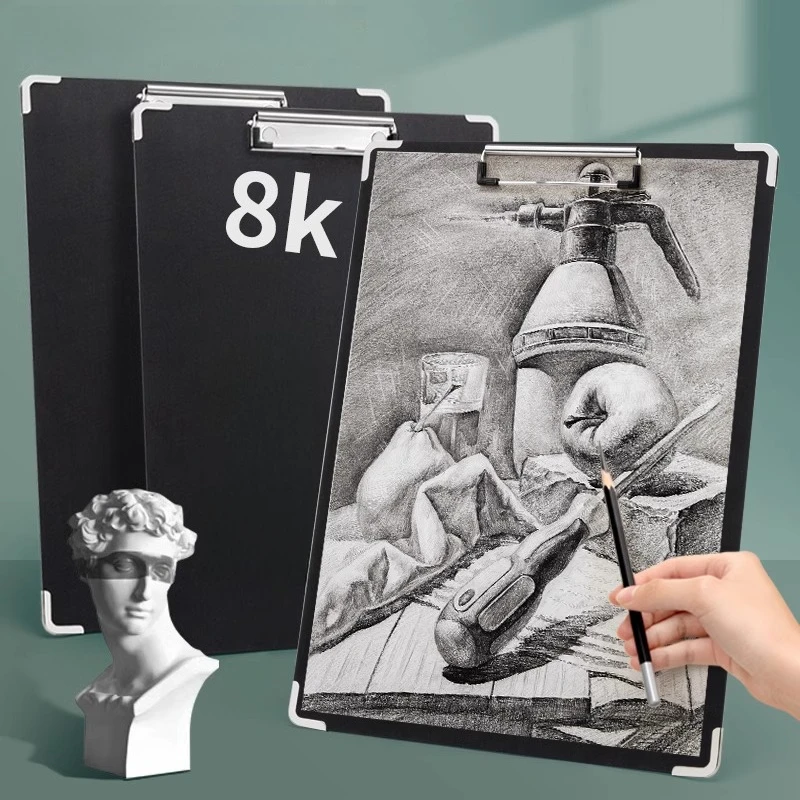 

Доска для рисования эскизов 6K/8K, 1/2/5 шт., для художников с прочным зажимом, портативный художественный буфер обмена, водонепроницаемый для классной студии, живопись