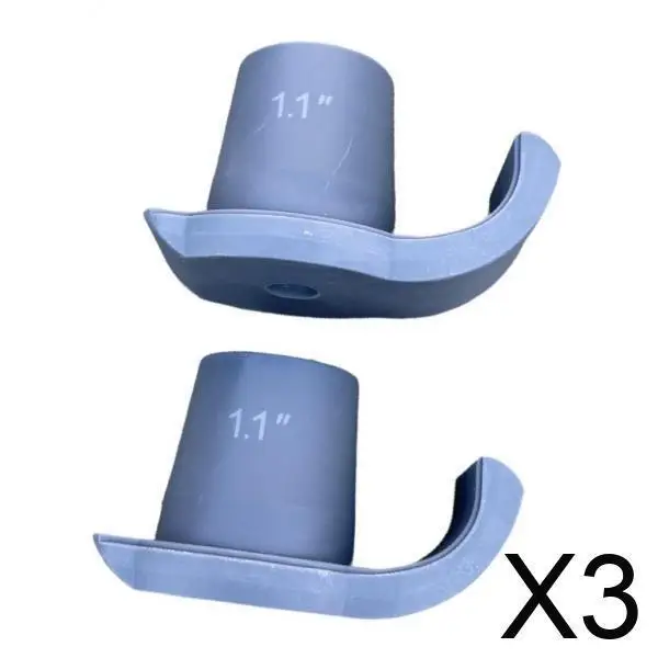 

3x2 шт., лыжные скользящие шапки Walker, простая установка, универсальный аксессуар для помощи, сменные ползунки для ходьбы, сменные скользящие шапки