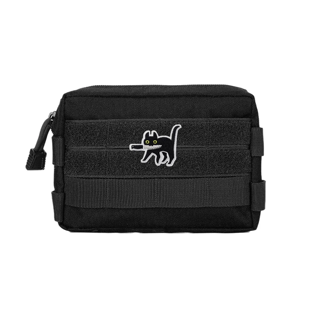 Parche de moral Assassin Cat bordado – Táctico velcro para MOLLE - imagen 2