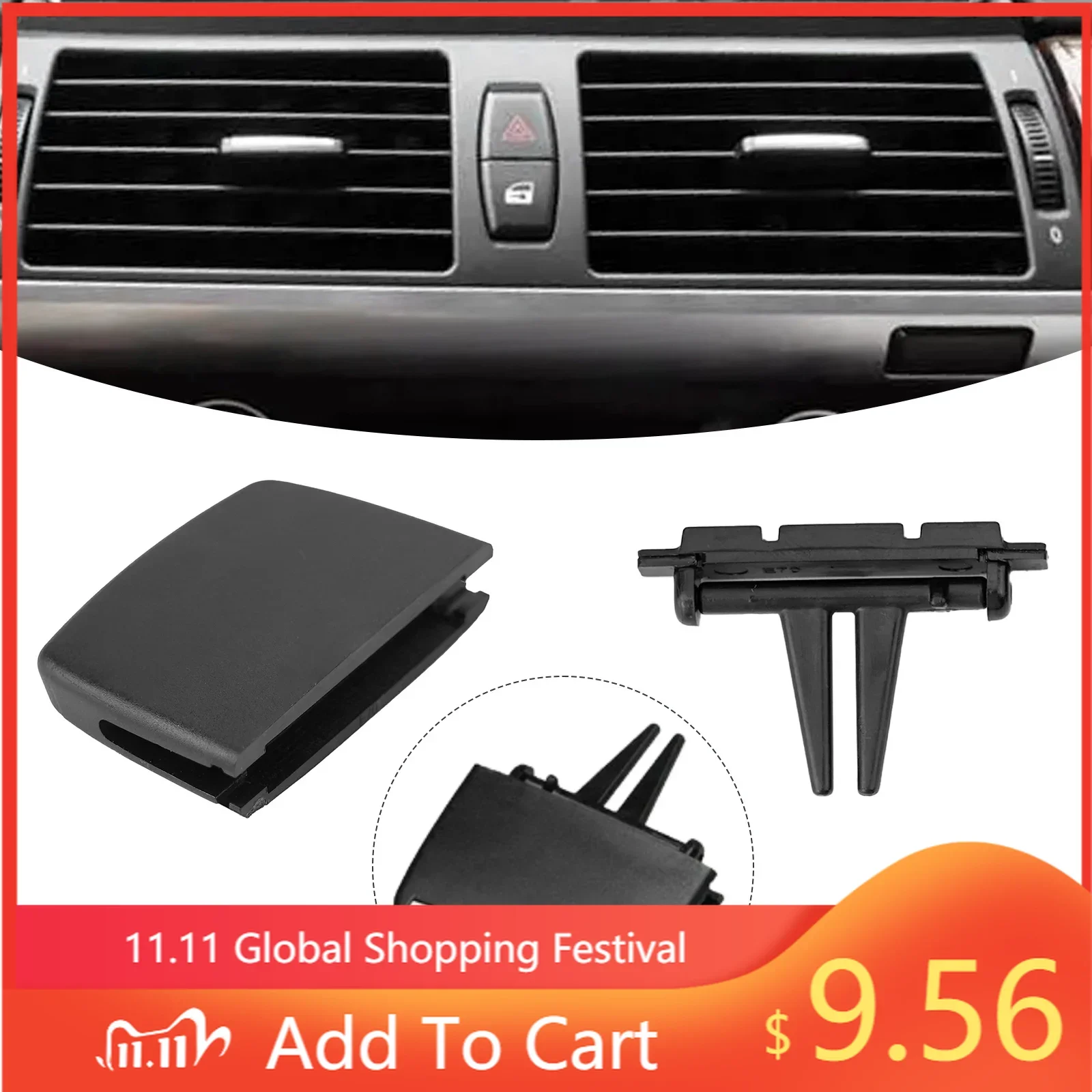

Easy to Follow Installation Steps for Car AC Air Conditioning Vent Outlet Tab Fixing Clip for BMW X5 E70 X6 E71