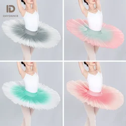 Women Ballet TUTU Skirt Gradient Dance Tutu Dress Stage Performance Tutu Ballerina Skirt 7 Layers Adult Dance Practice Skirt