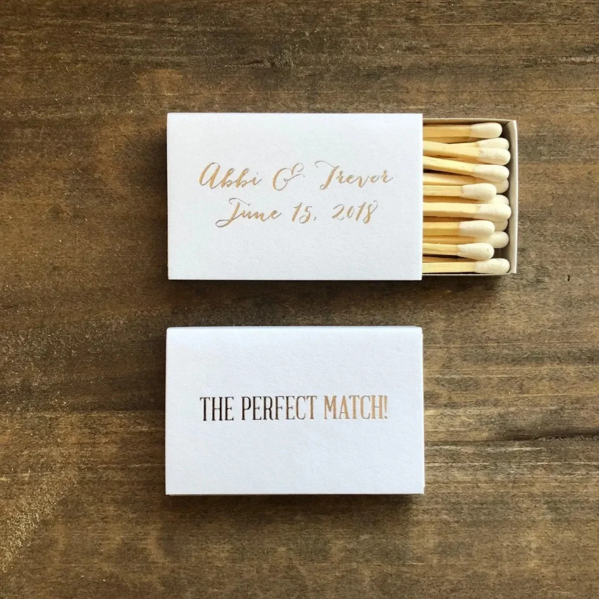 

Персонализированные спички The Perfect Matchbox | | Свадебные спичечные коробки на заказ, свадебные сувениры для гостей, свадьба отправляется Ci