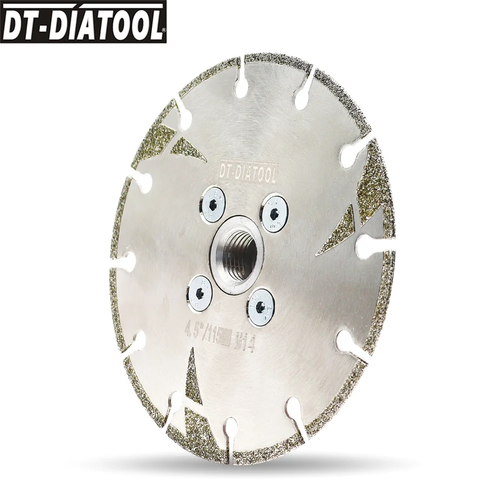 DT-DIATOOL 1 قطعة قرص قطع الماس شفرة المنشار M14 موضوع الرملي القرص قطر 105/115/125 مللي متر لعجلة طحن الرخام
