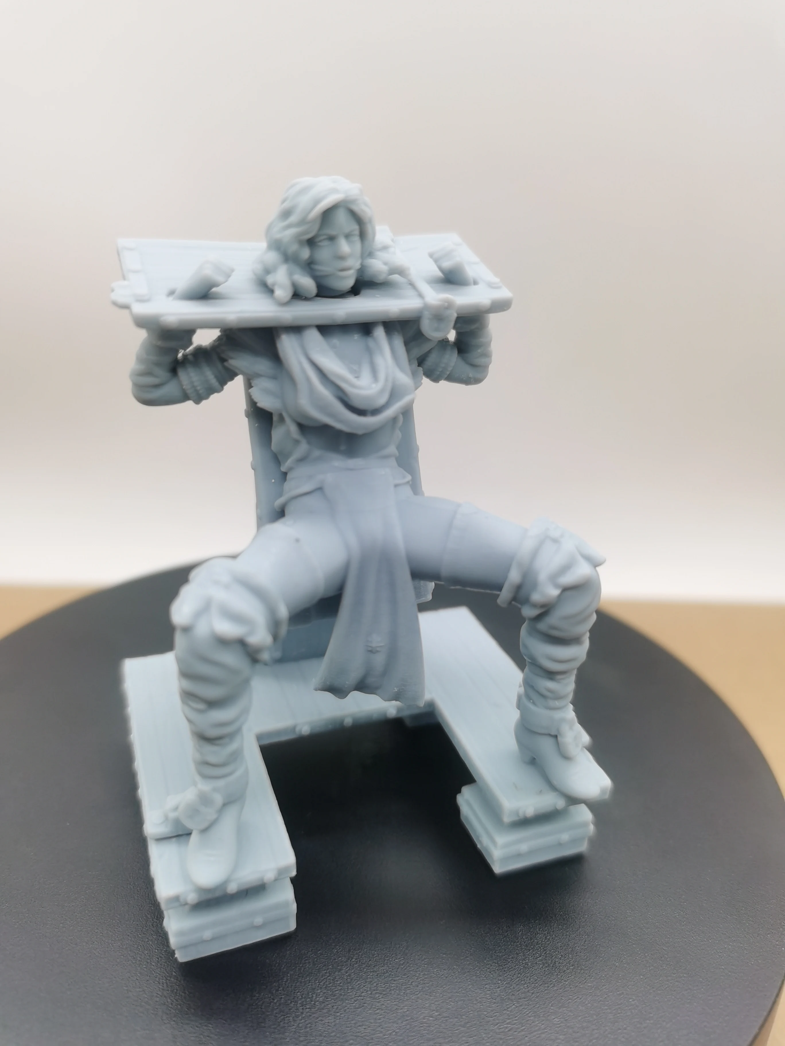 Resin Model Figure, 1/24 Scale Criminal Girl, GK, Unassembled and Unpainted Kit, 3D DIY Toy