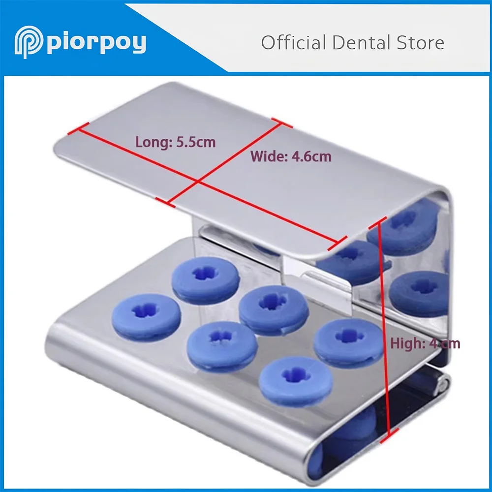

PIORPOY Dental 6 Holes Dentistry Scaler Tips Holder Fit EMS/Woodpecker/DTE/SATELEC/NSK Endo Tip Stand Odontologia Lab Tools