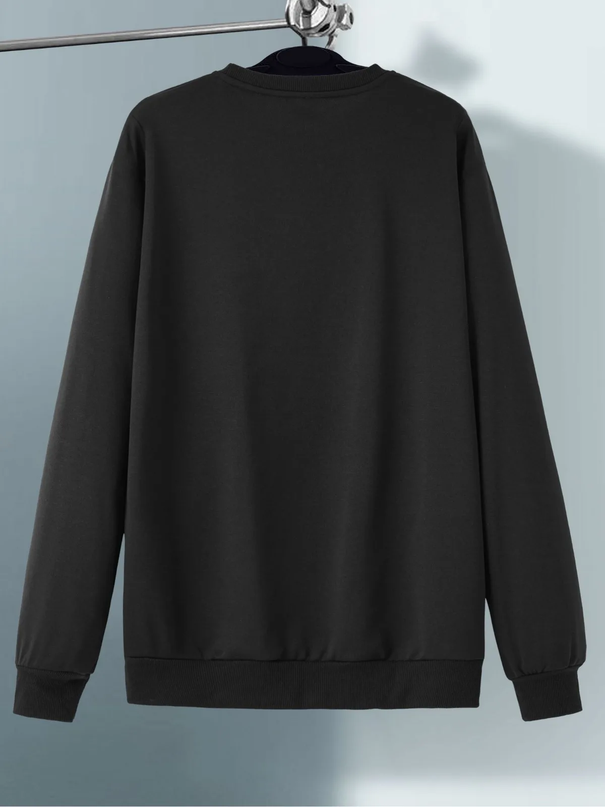 Men's Casual Fashion Long Sleeved Round Neck Pullover Boston Est. 1983 Printed Pattern Suitable for Outdoor Sports Hoodie Tops