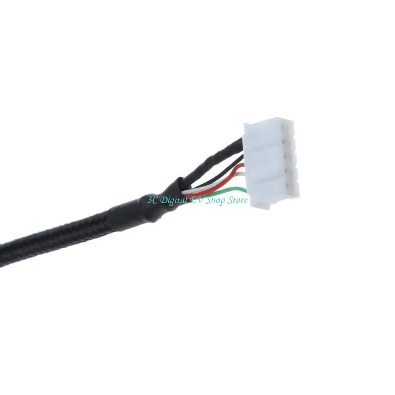 E74D Cable Mice Line For G502 Mouse 2.2M Black Replacement Gaming Mouse