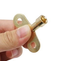 Iron Plumbing Hole Faucet Key Radiator Water Valve Tap Square Socket Special Lock Wrench Faucet Switch Key Handle