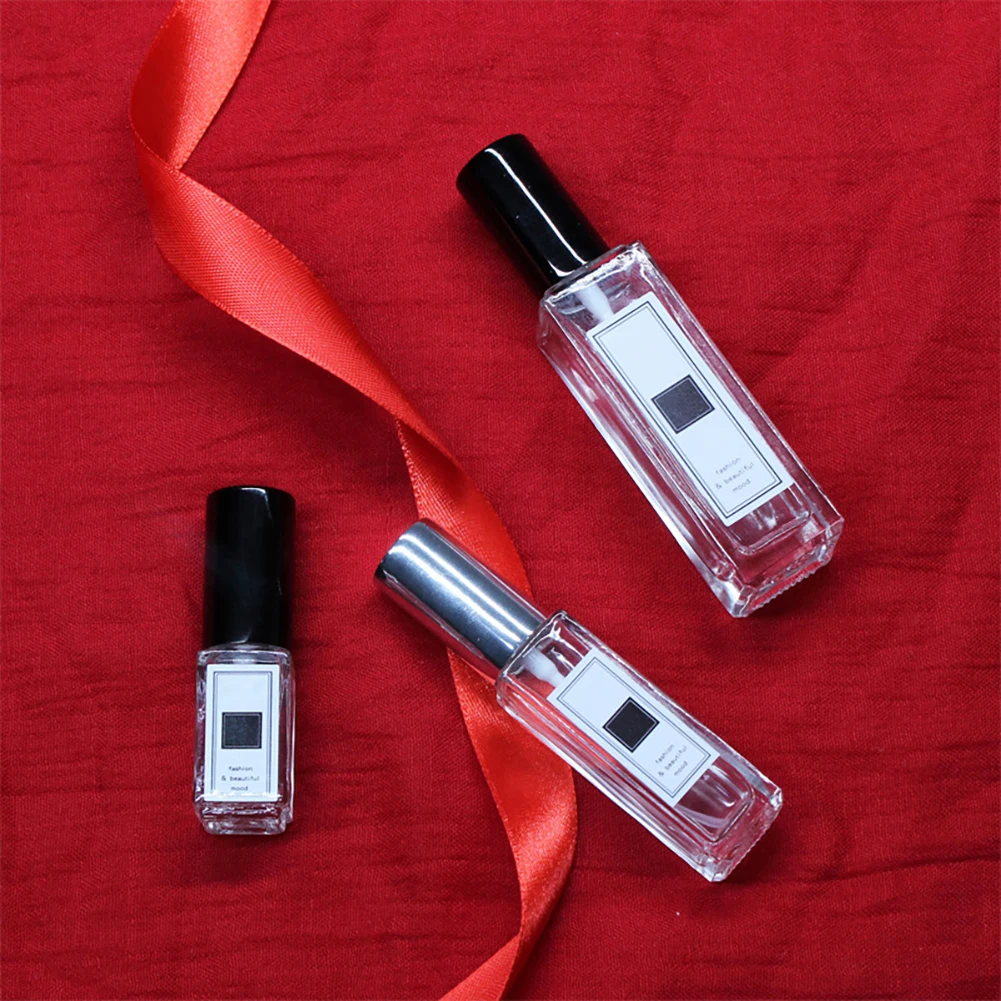 

Портативный стеклянный флакон-спрей 5/10 мл, прозрачный, многоразовый, пустой, для путешествий, косметический дозатор, высокое качество