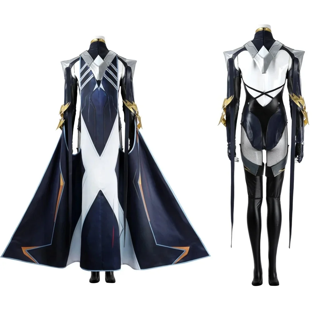 لعبة المنافسين تأثيري العاصفة زي المرأة فانتازيا معركة موحدة البدلة تمويه أورورو مجموعة كاملة هالوين كوميك كون المحارب وتتسابق