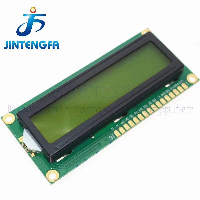 1 pièces LCD1602 1602 module écran vert 16x2 caractères Module d'affichage LCD.1602 5 V écran vert et code blanc pour arduino