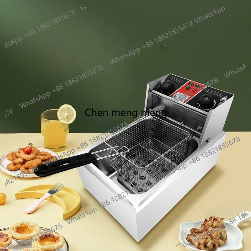 

Electric fryer commercial single-cylinder timed electric fryer fried chicken fritters equipment