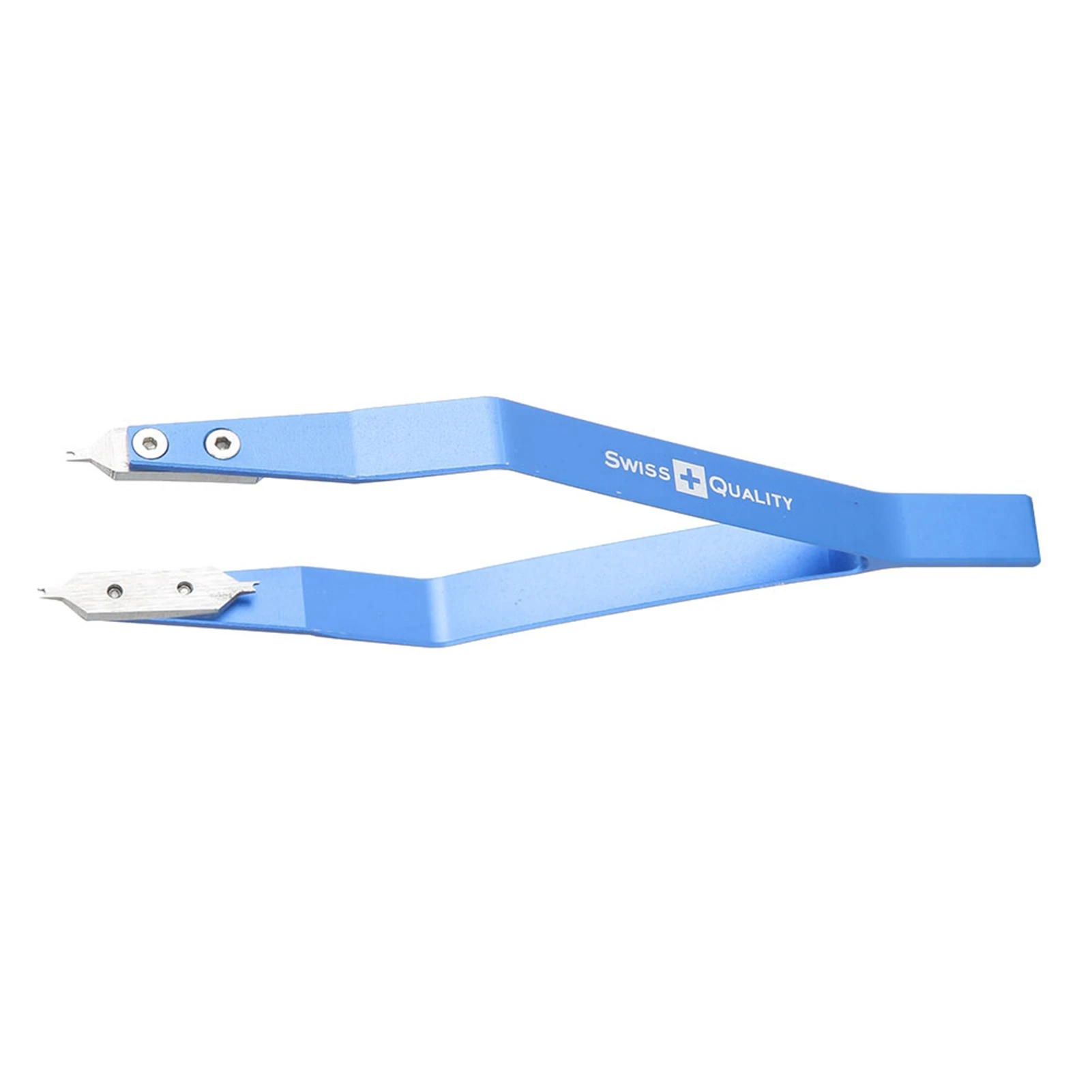 Spring  Tweezers V Shape Metal Spring  Tweezers Watch Band Removing Watch Repairing Tool (Blue) Watch Repairing Tool