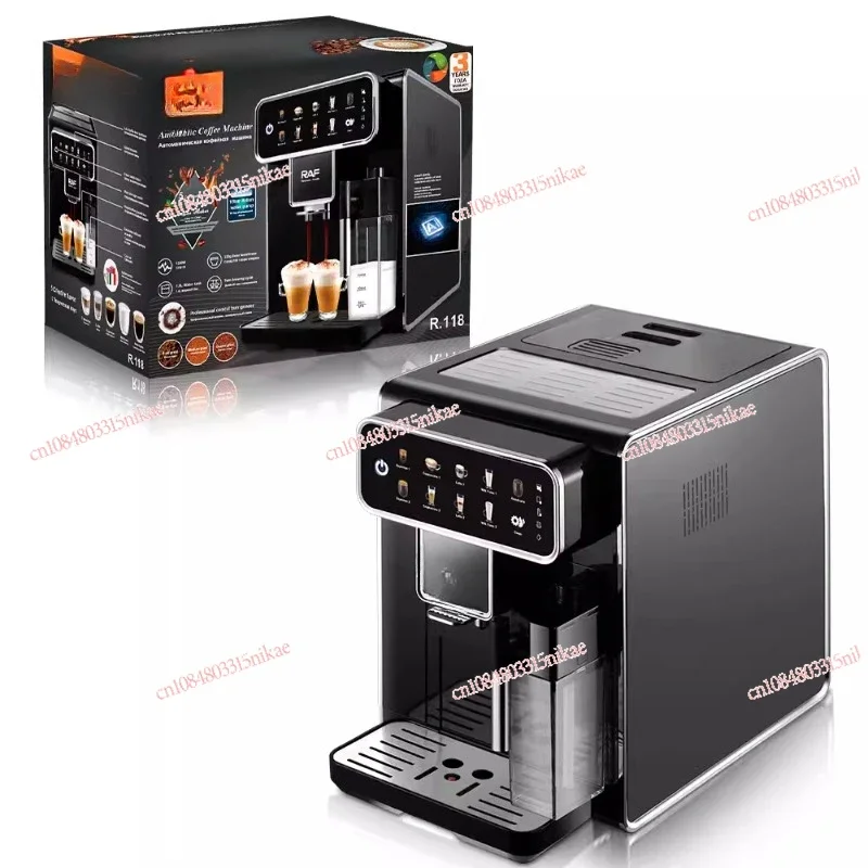 Commercial fully automatic smart coffee machine Espresso cappuccino latte maker with milk jug