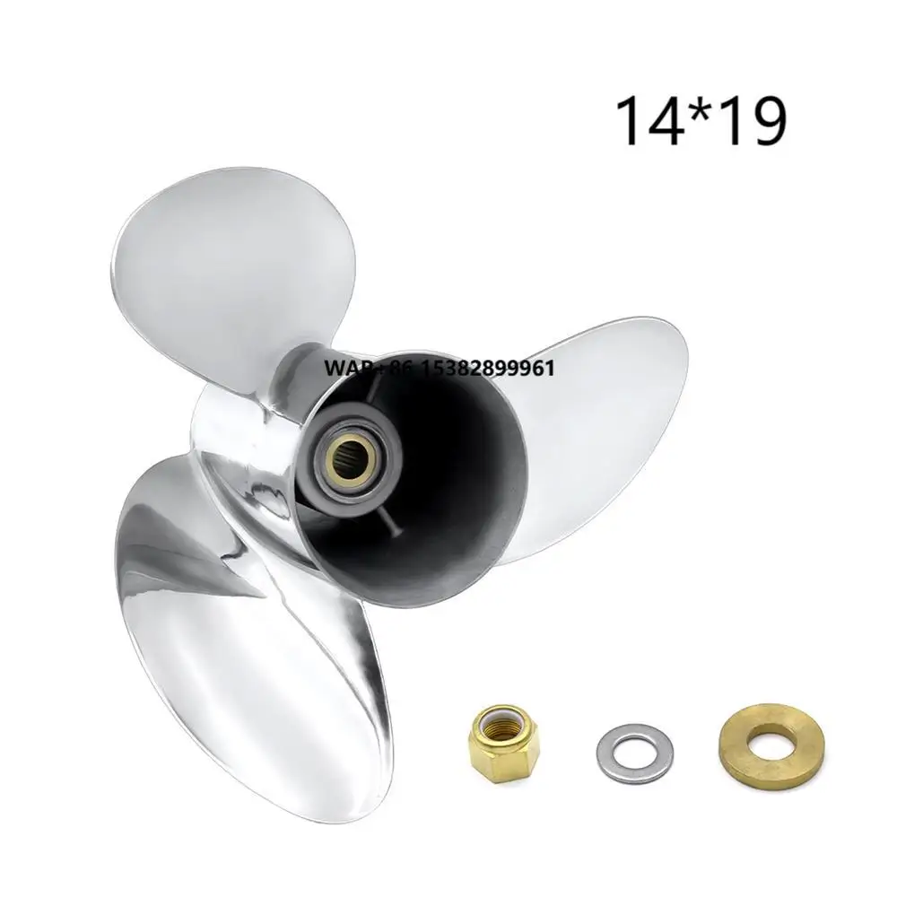 

Гребной винт из нержавеющей стали 14*19 для лодочного мотора