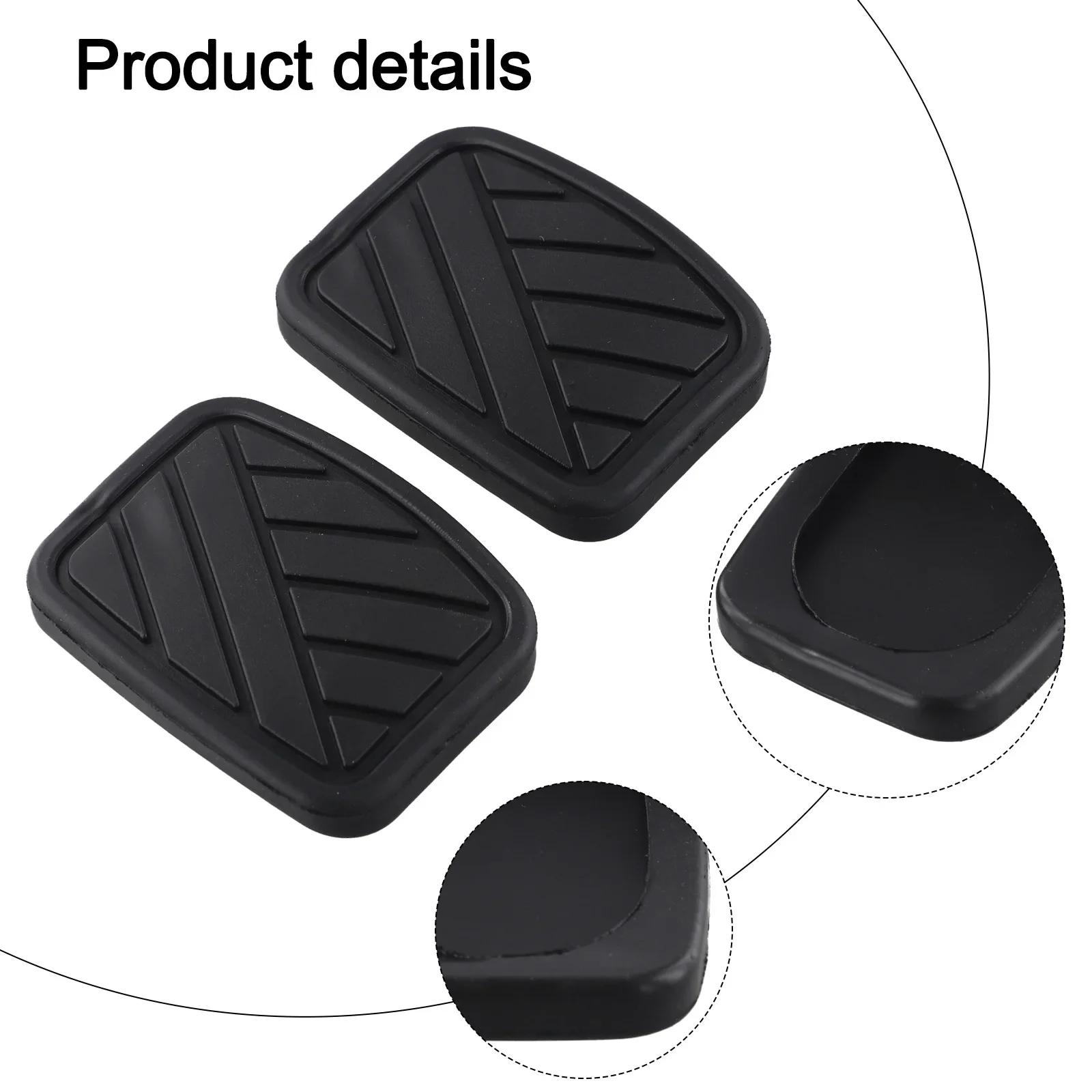 2PCS Brake Clutch Pedal Pad Rubber Covers 49751-58J00 For Suzuki Swift Vitara Samur For Suzuki SX4/ XL-7/Grand Vitara/ Aerio