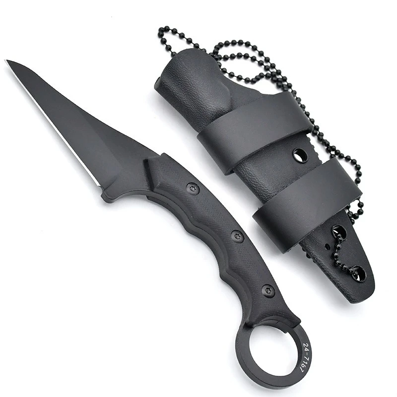 

Pocket Outdoor Camping Survival Tactics Knife Hunting Blade 8CR13MOV Handle G10 Portable Knives Utility Self-defense EDC Tools