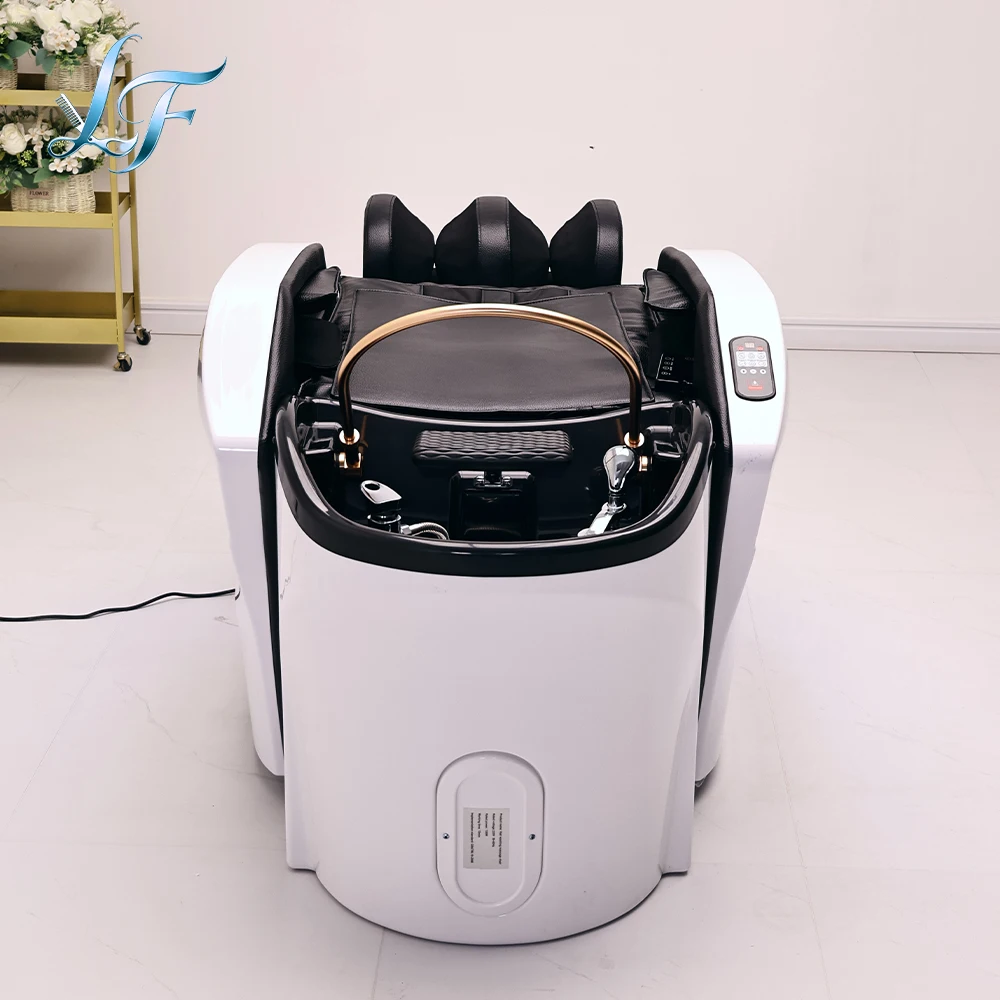 Salon Furniture Japanese Head Spa Massage Bed Head Massage Salon Shampoo Bed with Hydrotherapy Device 3