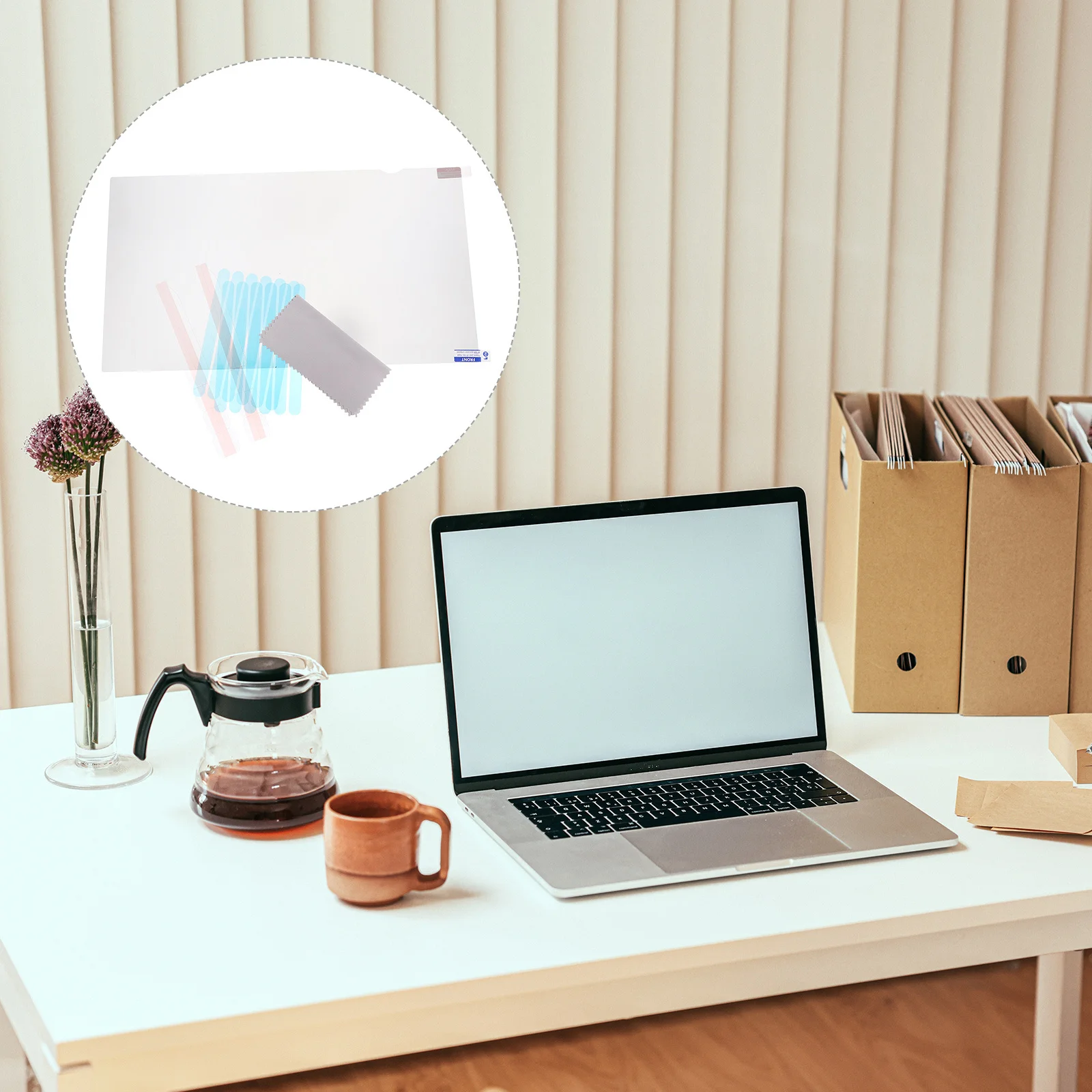 

14 Inch Computer Privacy Screen Film Matte Glossy Dual Side Anti Scratch Leak Proof Shield for Desktop and Laptop Monitor