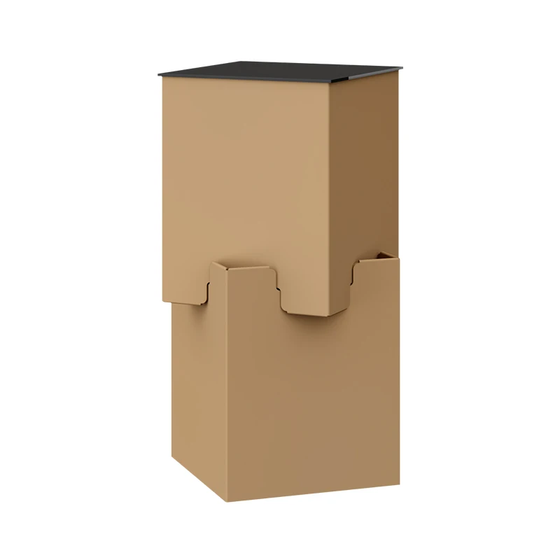 

Personality Misalignment Display Stand Vertical Island Display Case Props Corrugated Paper Table Clothing Store Display Stand