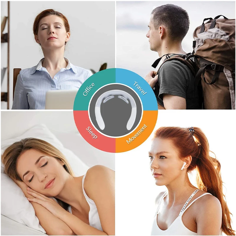 Cervical Massager Protable Mini Neck Shoulder Massager Deep Massage Neck Warm Pressing Neck Pressing Care