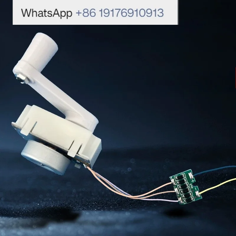 Miniature hand generator, three-phase permanent magnet brushless, external rotor, high efficiency