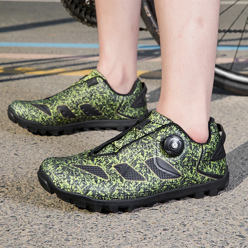 أحذية ركوب الدراجات الاحترافية للجنسين مريحة للفصول الأربعة، أحذية ركوب الدراجات في منطقة جبلية جديدة قابلة للتنفس ومقاومة للاهتراء #6