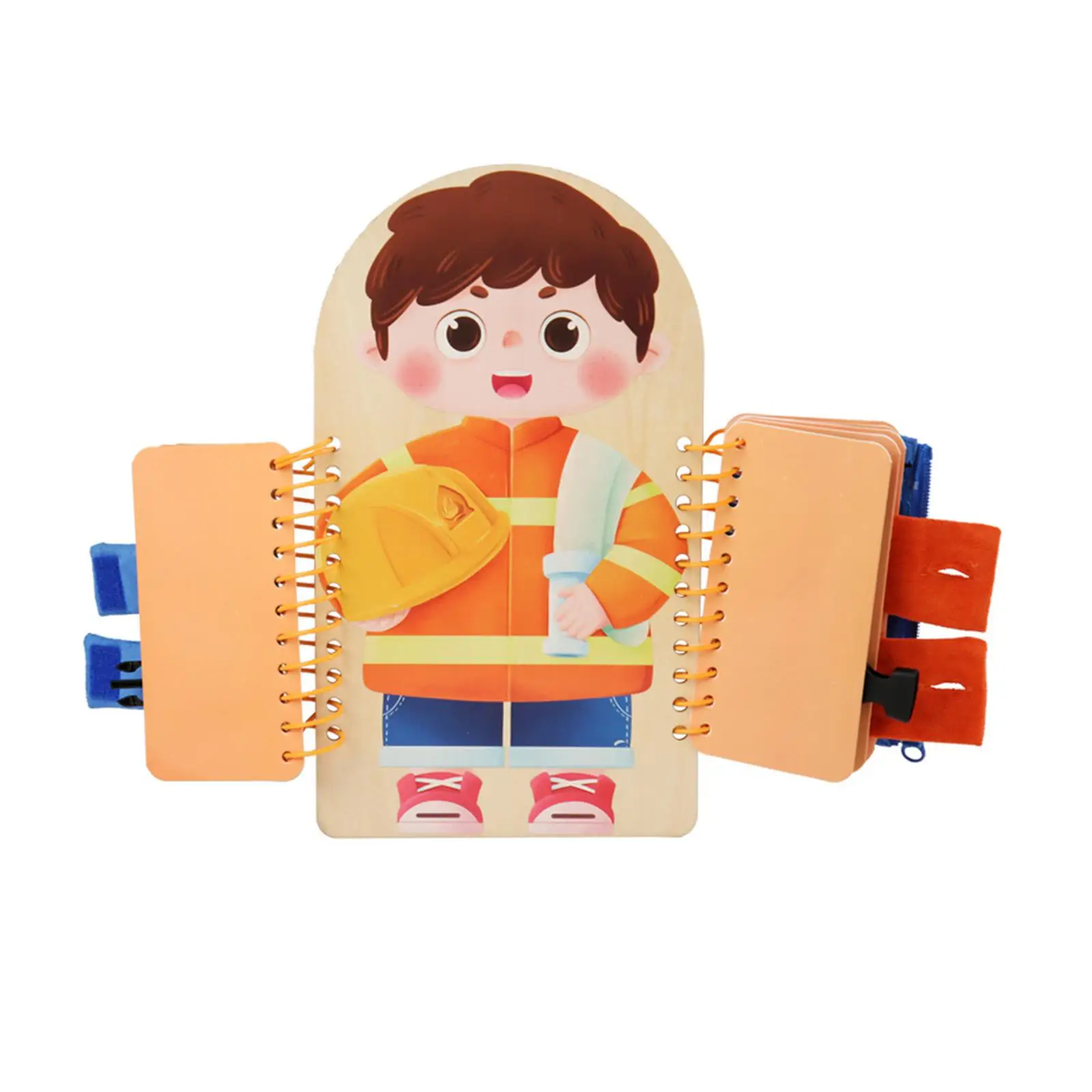 Kids Busy Board, giocattolo Montessori Learning Activity Toy Busy Board, Basic Skills Activity Board, giocattolo da viaggio per ragazzi