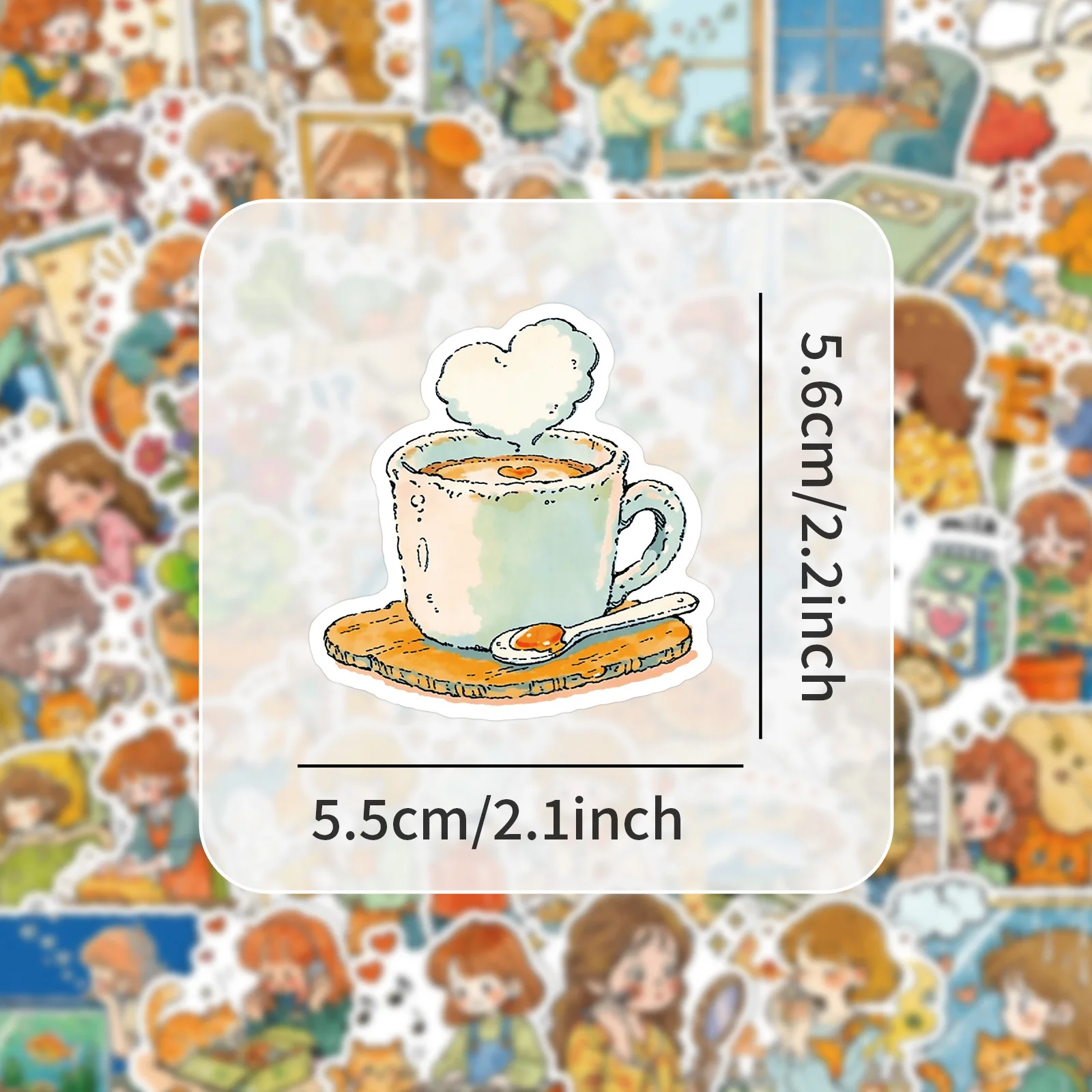 

50PCS Interesting Home Life Stickers DIY Creative Decoration Mobile Phone Case Notebook Water Cup Skateboard Waterproof Toy Gift