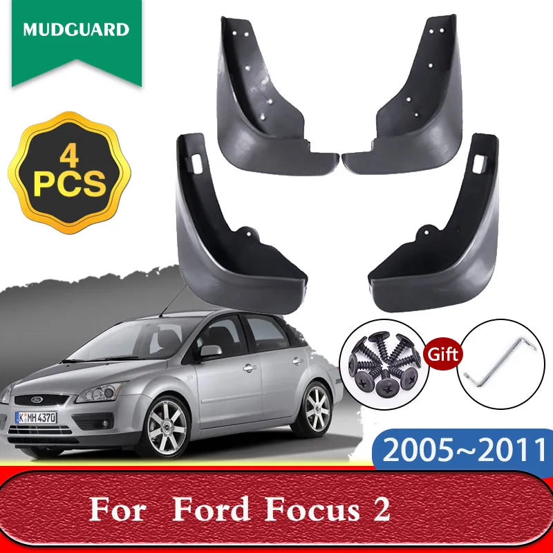 

Car Mudguards for Ford Focus MK2 MK2.5 Hatchback 2005~2011 Mud Flaps Splash Guards Fender Mudflaps Auto Accessories Parts 4PCS