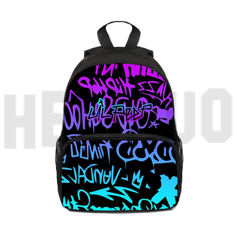 New 16 Inch Rapper Lil Peep 3D Backpack Kawaii Kids School Bags Lil Peep Fashion Daily Canvas Cartoon Teenager Men Knapsack