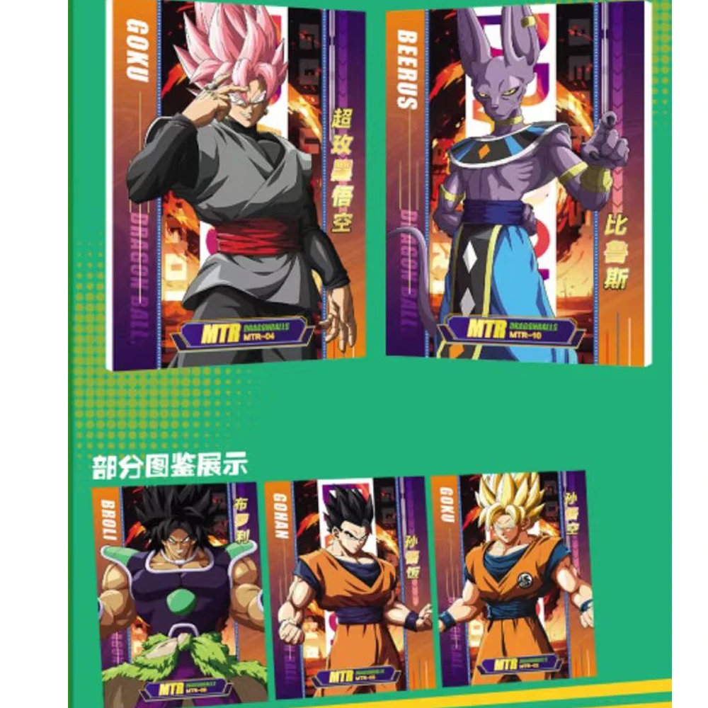 Dragon Ball Cards Shiny Son Goku Saiyan Vegeta TCG Anime Trading Battle Booster Box Game Children Collection Card Gift Toy